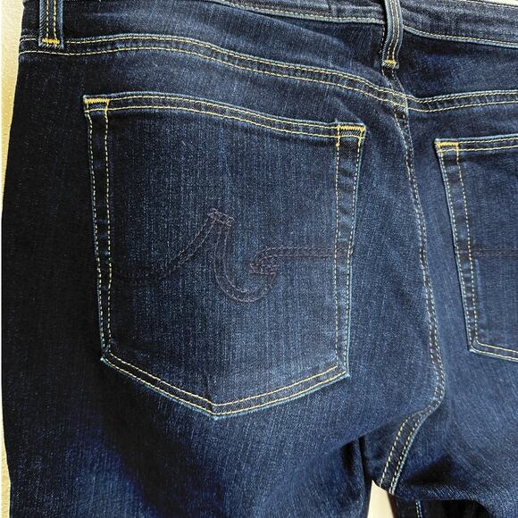 AG Dark Wash Prima Ankle Cigarette Leg Contour 360 Jean 31R - Picture 8 of 16